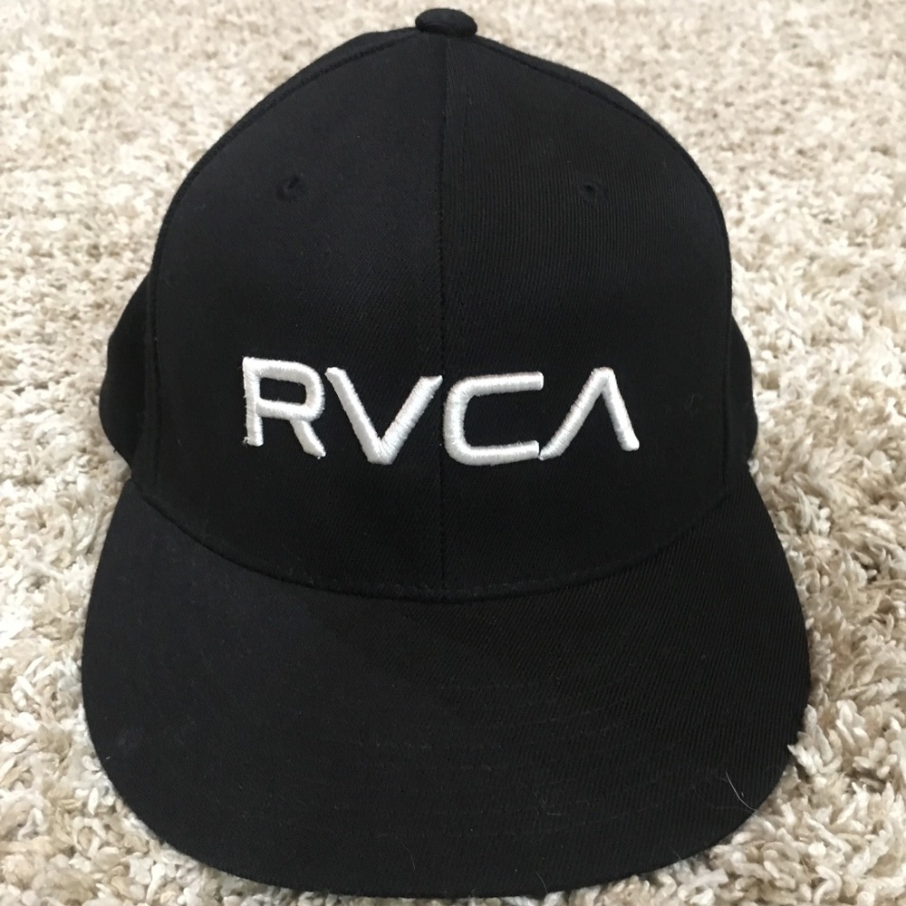 RVCA flat brim fitted hat
